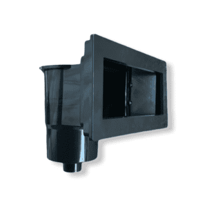 Wide Mouth Black in-wall Skimmer